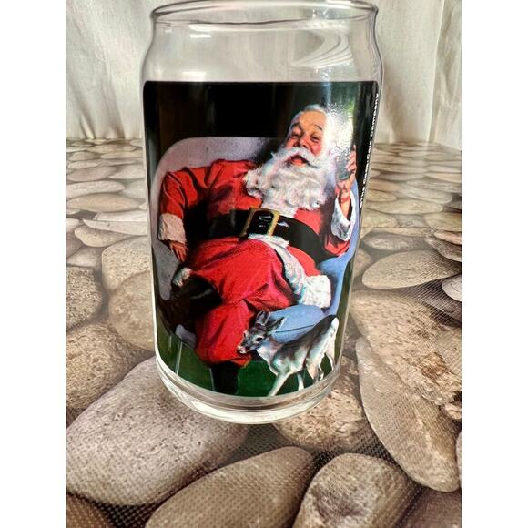 (4) HOLIDAY SANTA COCA COLA GLASSES - Picture 11 of 11